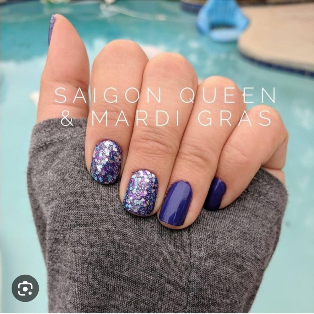 *Retired, HTF*  Color Street: Saigon Queen | Bright Purple Solid Grape Summer - Picture 6 of 9